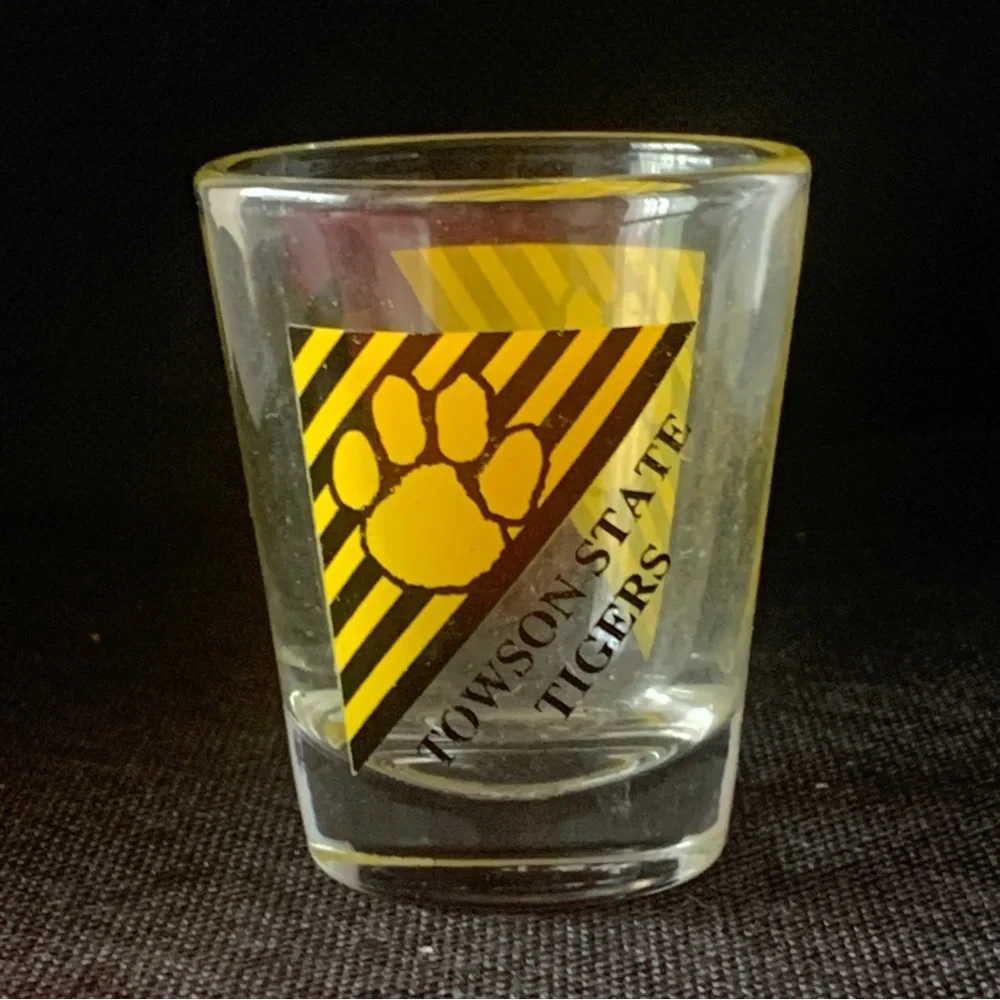 Pre Owned Towson State Tigers Shot Glass Shotglass